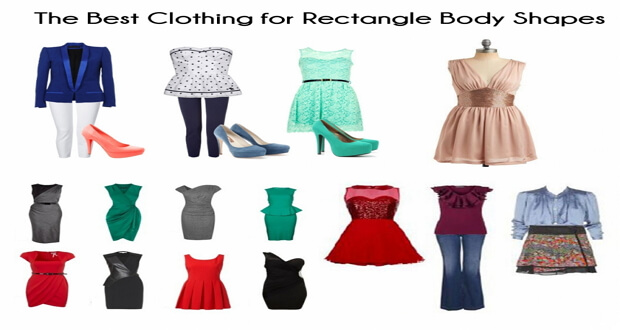 rectangle body shape outfits